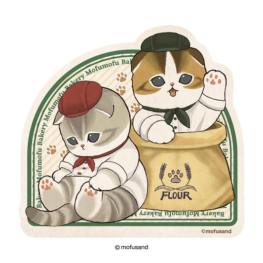 mofusand Mofumofu Bakery Travel Sticker (Mofumofu Bakery ①)