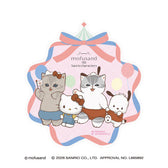 mofusand x Sanrio Characters Travel Sticker (Trip to the Amusement Park! ①)