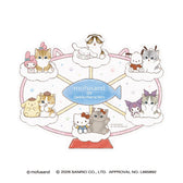 mofusand x Sanrio Characters Travel Sticker (Ferris Wheel)
