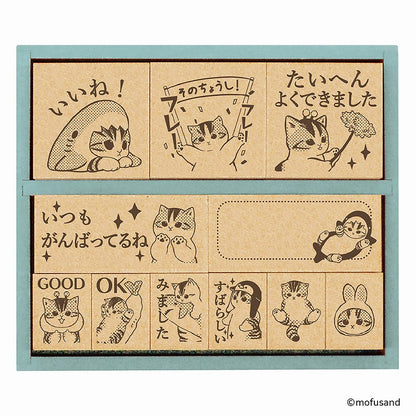 mofusand 木製ごほうびスタンプ