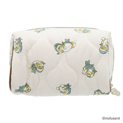 mofusand スクエアポーチ キルティング(さめ)