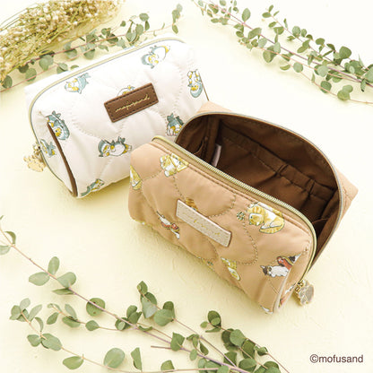 mofusand スクエアポーチ キルティング(さめ)