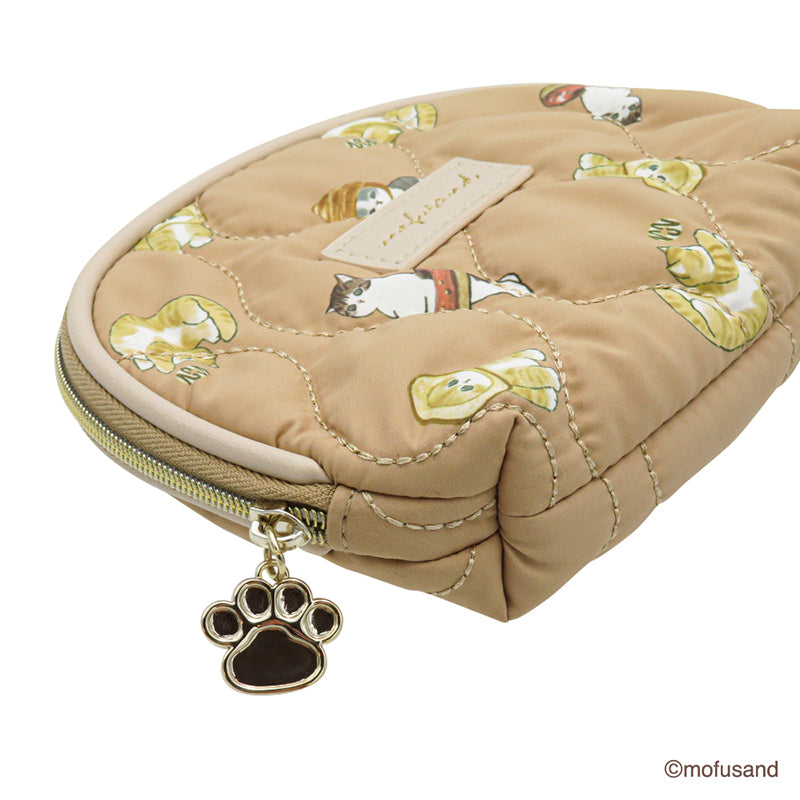 mofusand Round tissue pouch quilting