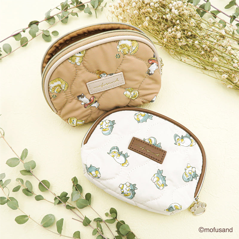 mofusand Round tissue pouch quilting