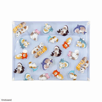 mofusand クリアマルチケースLL(うみのいきものたち)