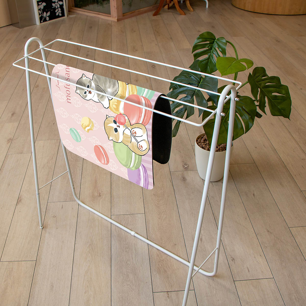 mofusand 珪藻土入りソフトバスマット(マカロンにゃん) | mofusand