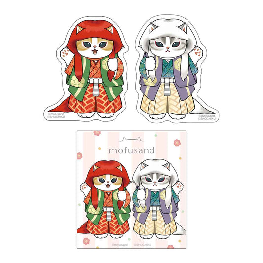 mofusand もふもふジャーニー 歌舞伎にゃんステッカーセット