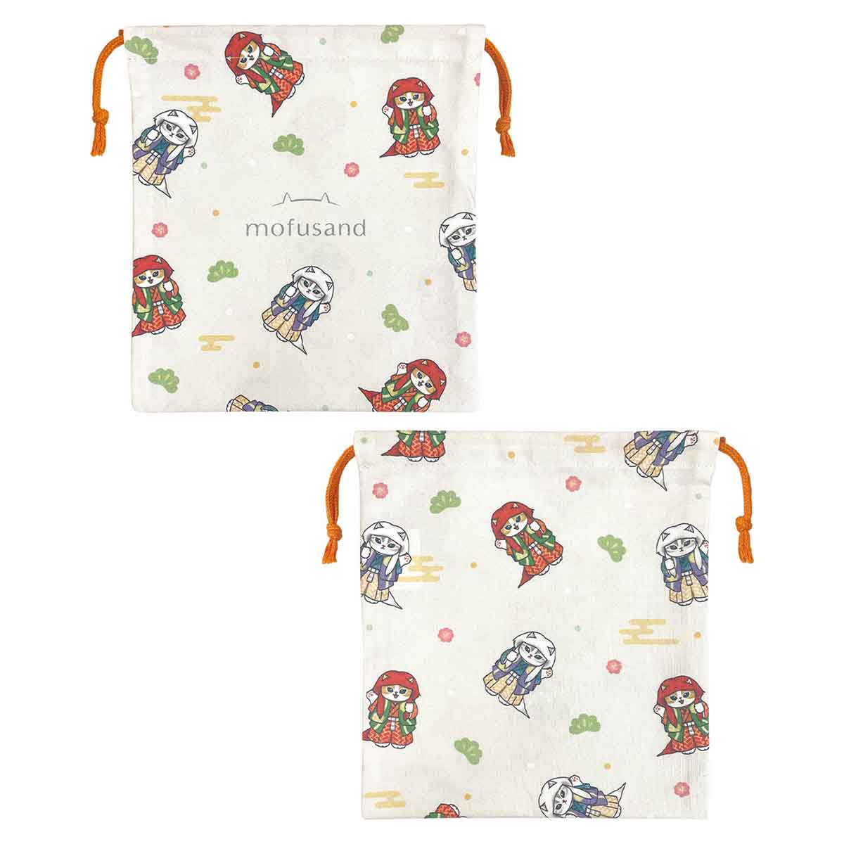 mofusand もふもふジャーニー 歌舞伎にゃん巾着