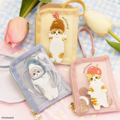 mofusand 데일리 파우치 메쉬 (Mogi Nyan)