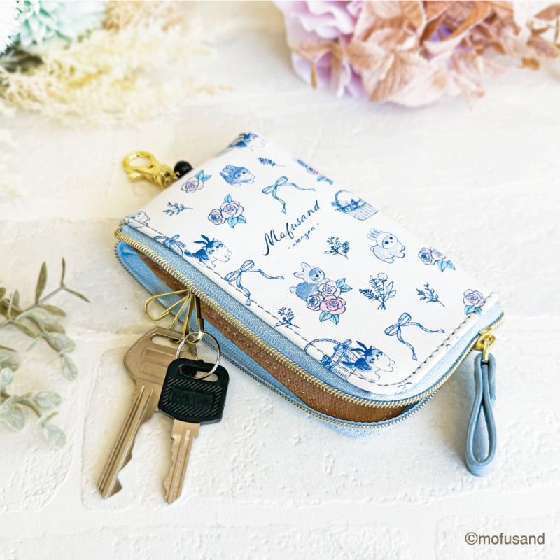 mofusand Mofumofu Store Key & Pass Case (Blue)