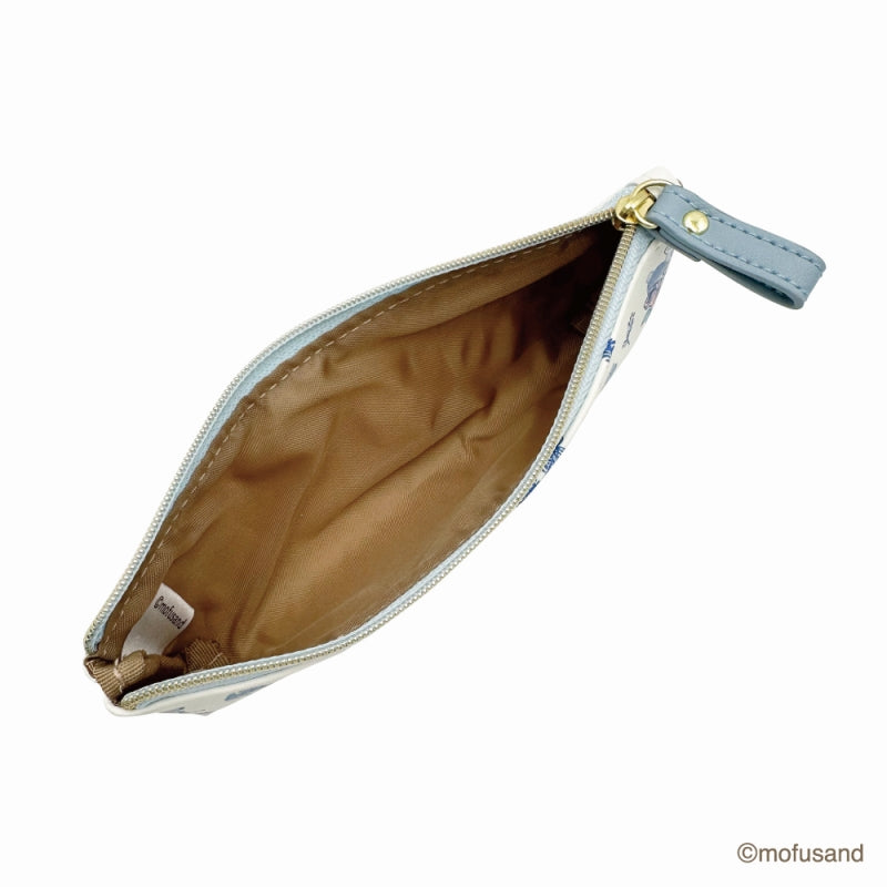 mofusand mofumofu存储苗条的笔袋（蓝色）