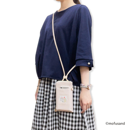 mofusand Mofumofu 매장 스마트 폰 어깨 파우치 과자 br