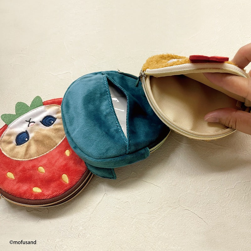 mofusand Tissue pouch softly (shrimp)