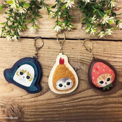 mofusand Keychain soft (strawberry)