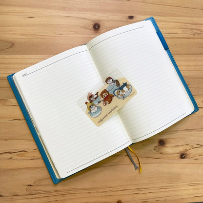 mofusandExhibition clear bookmark 1