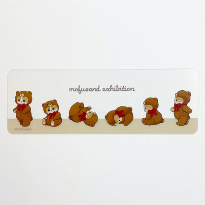 mofusandExhibition clear bookmark 7