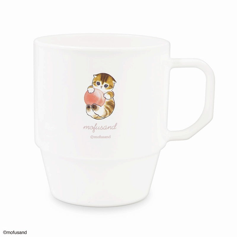 スターバックス×モフサンド　カップクリップ4個セット【モフサンドのストロー付】 mofusand スタッキングコップ(ももにゃん) | mofusandもふもふマーケット