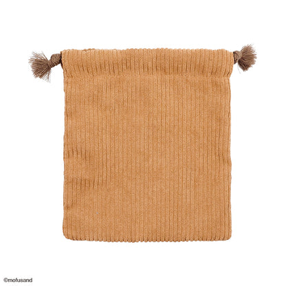 mofusand 巾着 刺繍ボア(きつね)