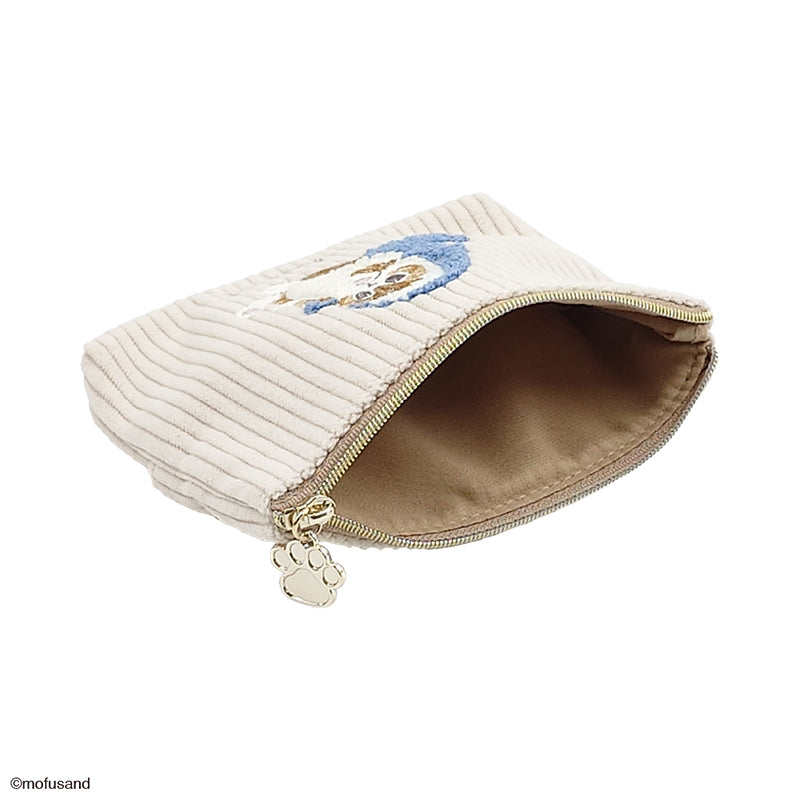 mofusand ティッシュポーチ 刺繍ボア(さめ)