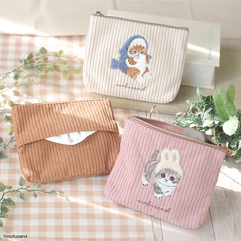 mofusand Tissue pouch embroidery bore (rabbit)