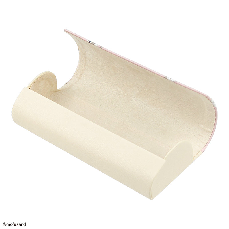 mofusand メガネケース 刺繍ボア(うさぎ)