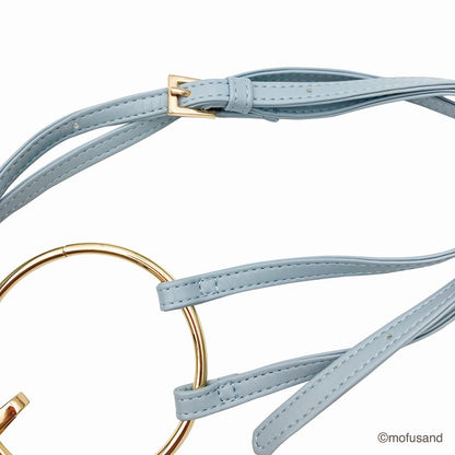 mofusand 3 연속 어깨 파우치 (Shark Nyan)