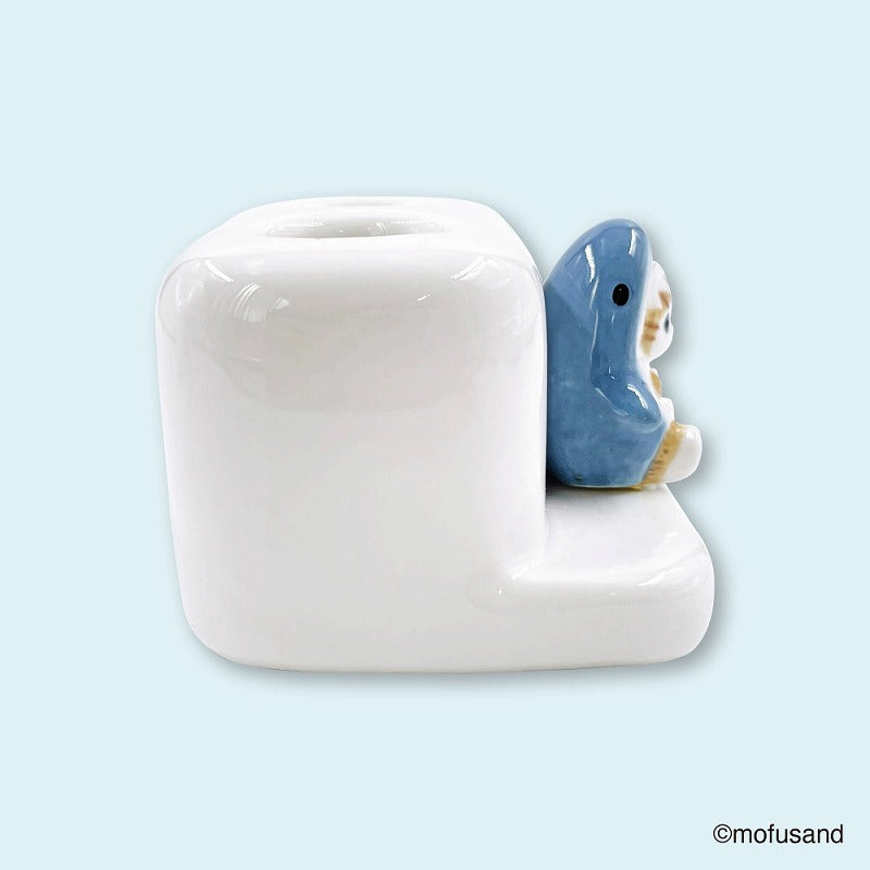 mofusand 牙刷架雙座（鯊魚貓)