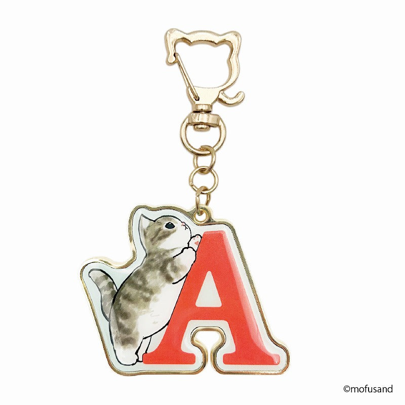 mofusand Mofumofu Store Initial Key Holder A