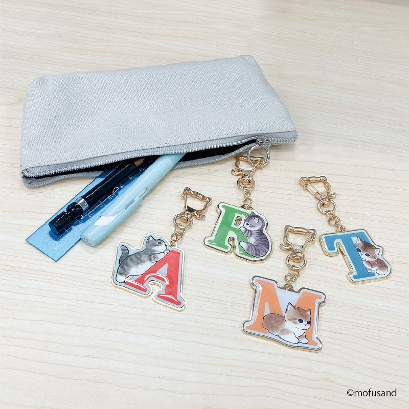 mofusand Mofumofu Store Initial Key Holder A