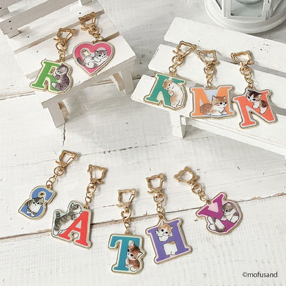 mofusand Mofumofu Store Initial Key Holder A