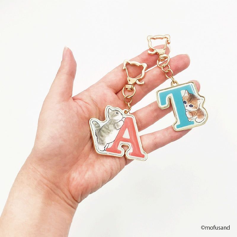 mofusand Mofumofu Store Initial Key Holder A