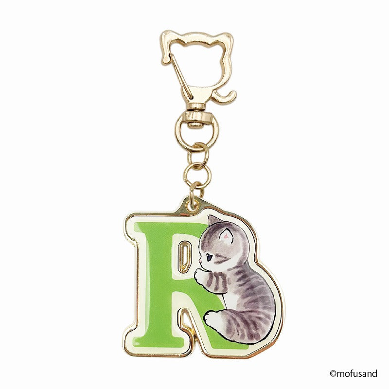 mofusand Mofumofu Store Initial Key Holder R