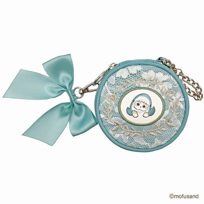 mofusand 액세서리 파우치 레이스 X 자수 BL