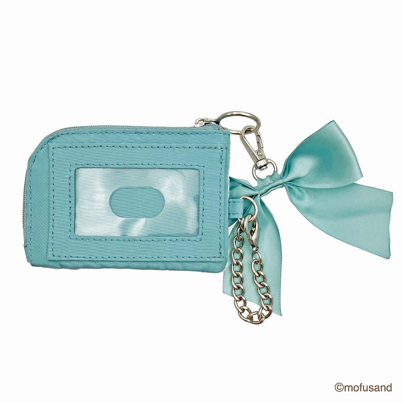 mofusand Pass & coin pouch lace x embroidery BL