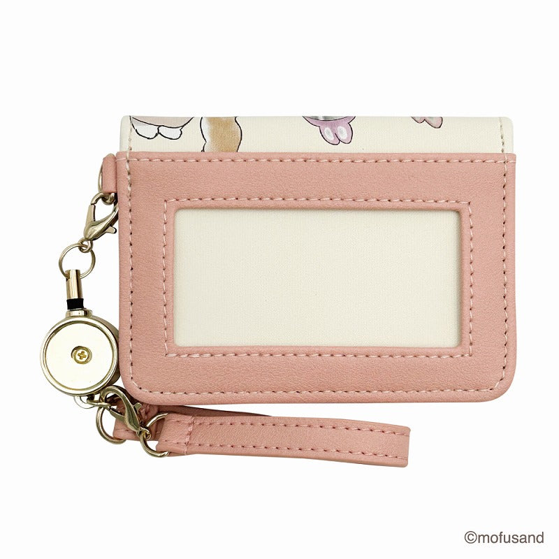 mofusand オープンパスケース(うさぎ ちらし) | mofusand