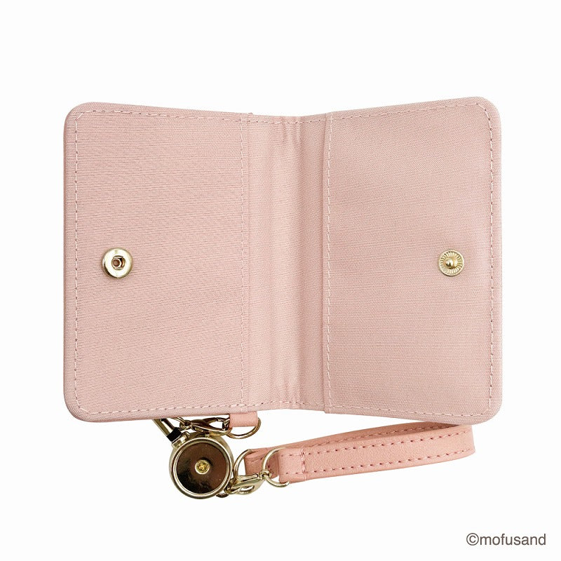 mofusand オープンパスケース(うさぎ ちらし)