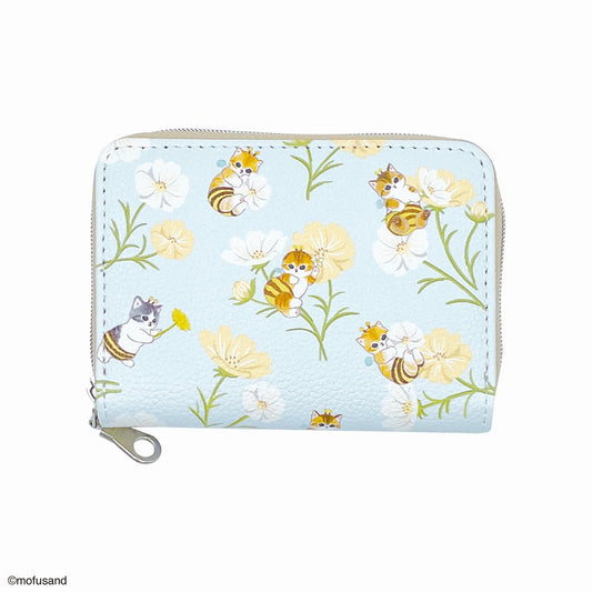 mofusand Bellows card case flower BL