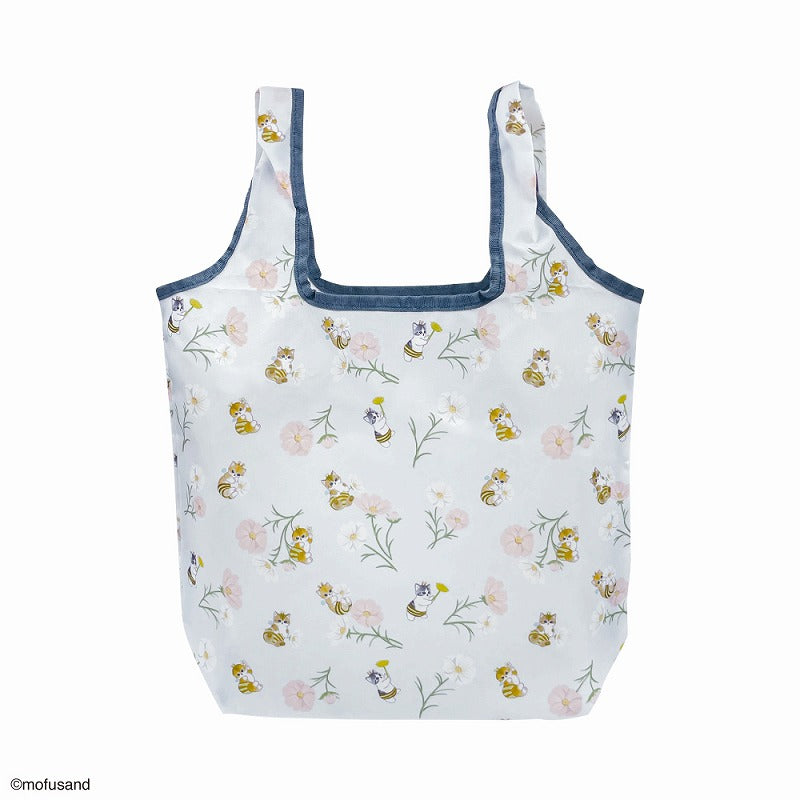 mofusand エコバッグ フラワー BL