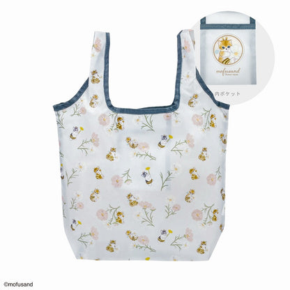mofusand エコバッグ フラワー BL