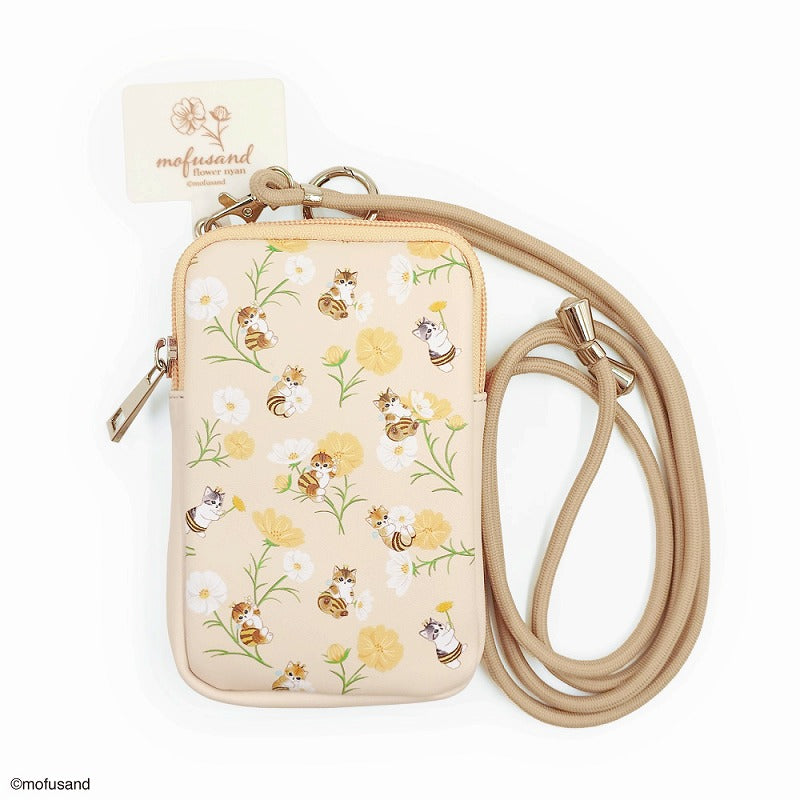 mofusand Fontab & Shoulder Pouch Flower YE