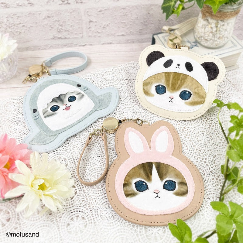 mofusand Die -cut pass case softly (rabbit)