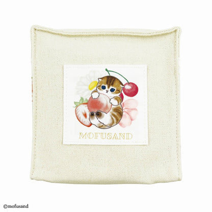 mofusand mofumofu存储方形化妆品小袋Latis WH