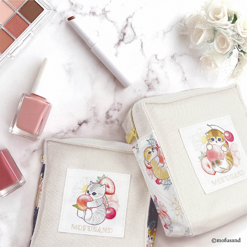 mofusand mofumofu存储方形化妆品小袋Latis WH