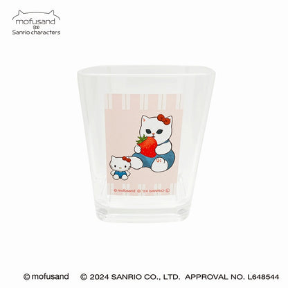 mofusand×三麗鷗 方形不倒翁（Hello Kitty）