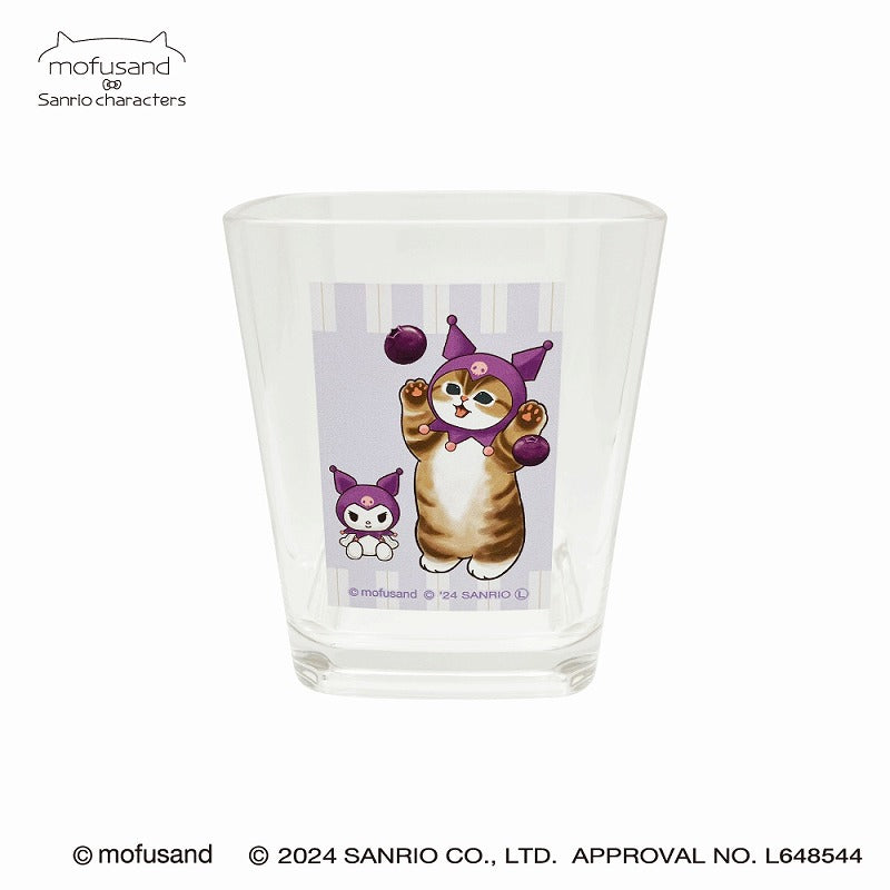 mofusand× Sanrio 캐릭터 Square Tambler (Kuromi)