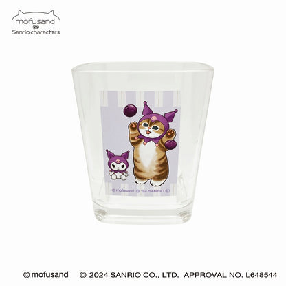 mofusand× Sanrio 캐릭터 Square Tambler (Kuromi)