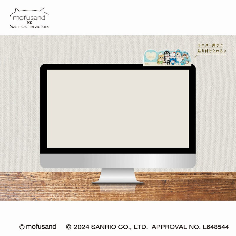 mofusand×三丽鸥 角色备忘录（粉红色）