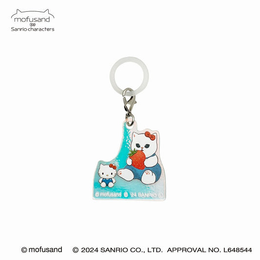 mofusand× Sanrio Characters Hologram Mushi Charm (Hello Kitty)
