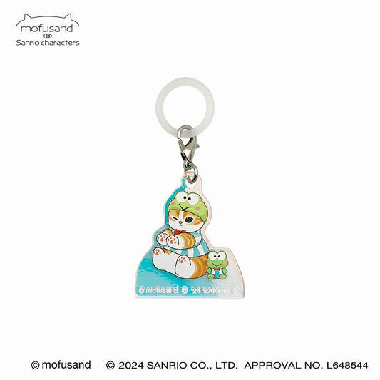 mofusand× Sanrio Characters Hologram Musashi Charm
