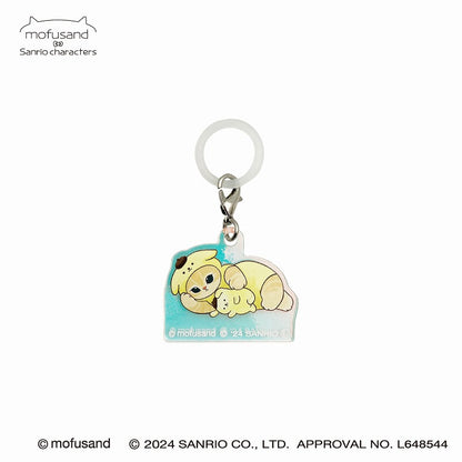 mofusand× Sanrio Characters Hologram Megushi Charm (Pompompurin)